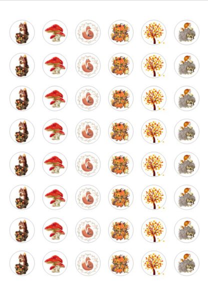Herfststickers klein